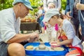 Outdoors pottery workshop